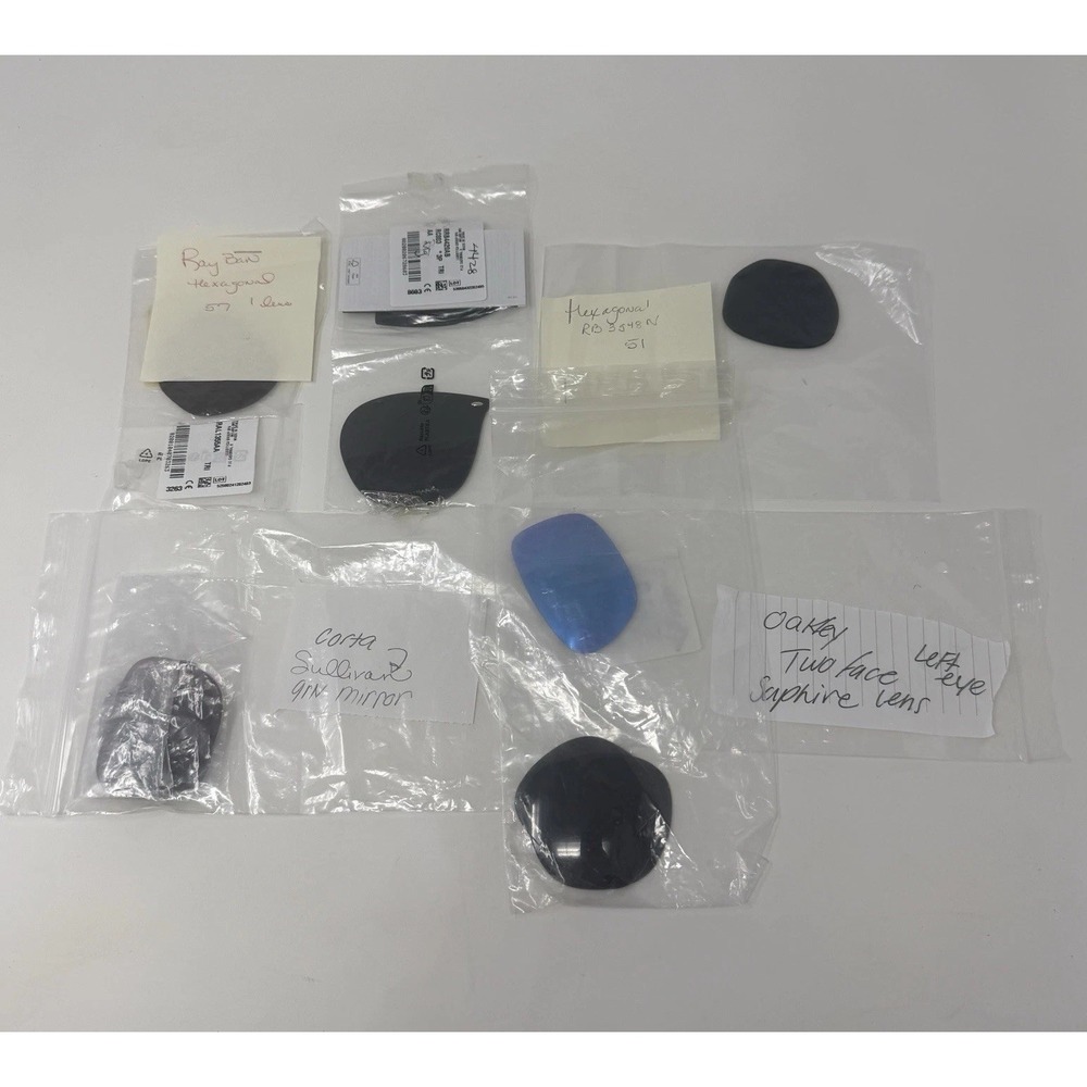 Ray-Ban Oakley Costa Replacement Sunglass Lenses Lot OEM Singles Pairs AS IS
